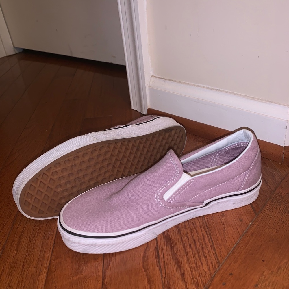Lilac Purple Slip-On Vans